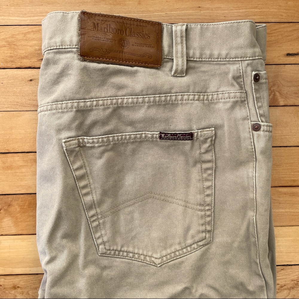 Marlboro Classics tan jeans
